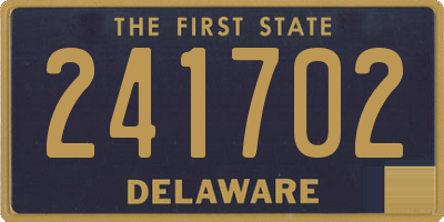 DE license plate 241702