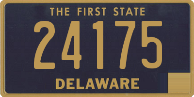 DE license plate 24175