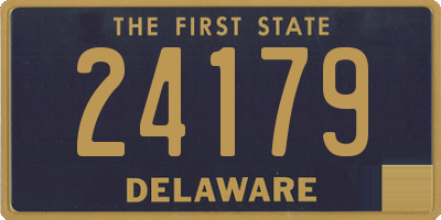 DE license plate 24179