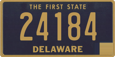 DE license plate 24184