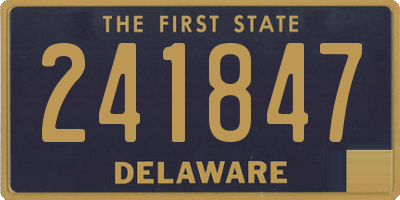 DE license plate 241847