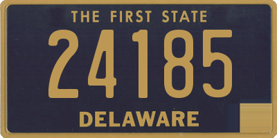 DE license plate 24185