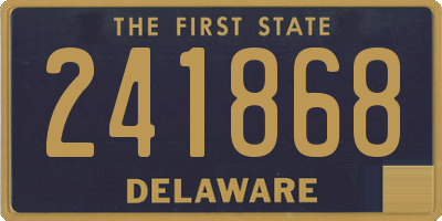 DE license plate 241868