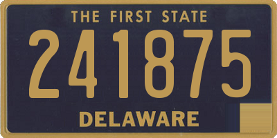 DE license plate 241875