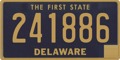 DE license plate 241886