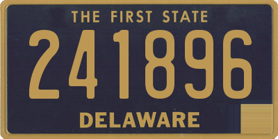 DE license plate 241896