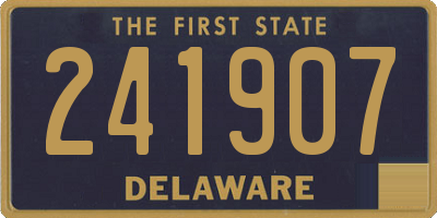 DE license plate 241907