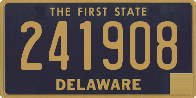 DE license plate 241908