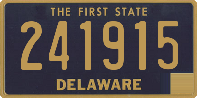 DE license plate 241915