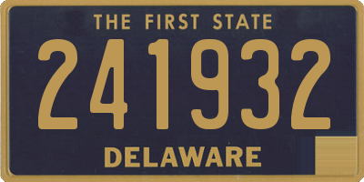 DE license plate 241932
