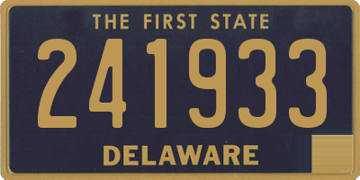 DE license plate 241933