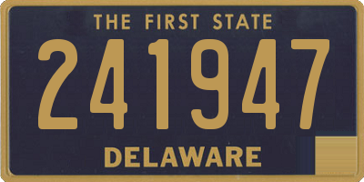 DE license plate 241947