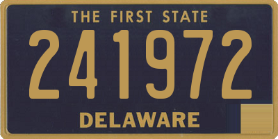 DE license plate 241972