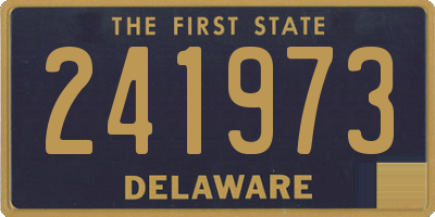 DE license plate 241973