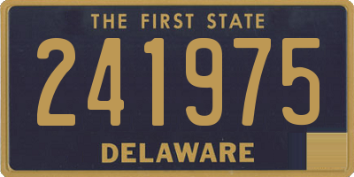 DE license plate 241975