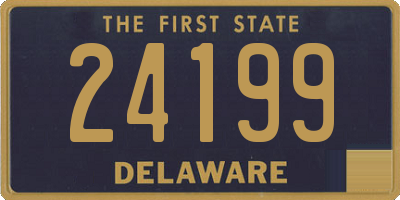 DE license plate 24199