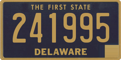 DE license plate 241995