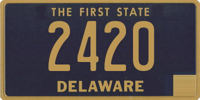 DE license plate 2420