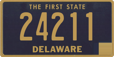 DE license plate 24211