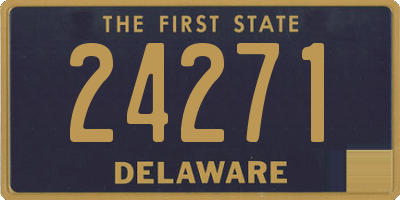 DE license plate 24271