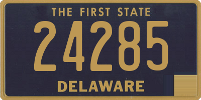 DE license plate 24285