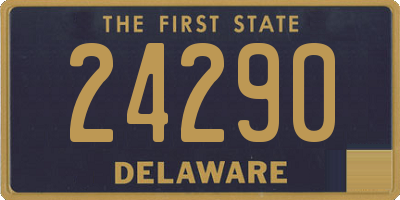 DE license plate 24290