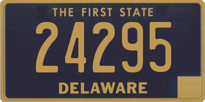 DE license plate 24295