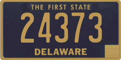 DE license plate 24373