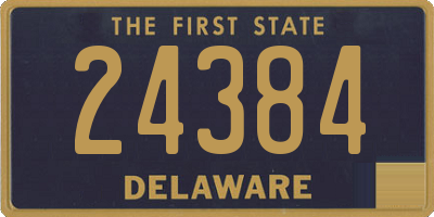 DE license plate 24384