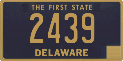 DE license plate 2439