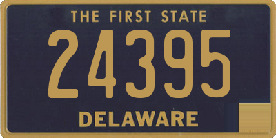 DE license plate 24395