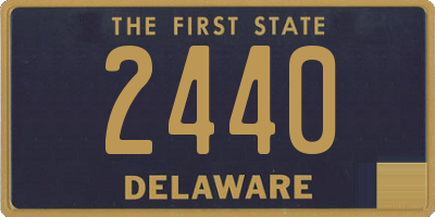DE license plate 2440