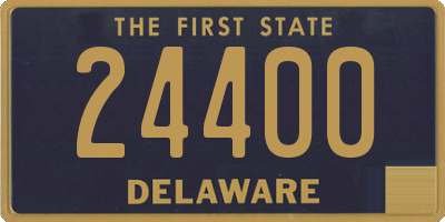 DE license plate 24400