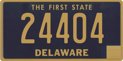 DE license plate 24404