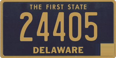 DE license plate 24405