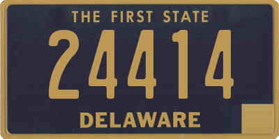 DE license plate 24414