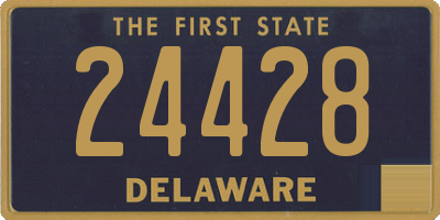 DE license plate 24428