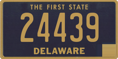 DE license plate 24439