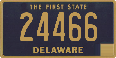 DE license plate 24466