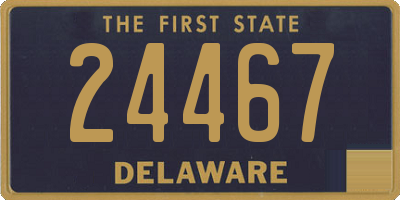 DE license plate 24467