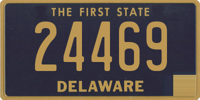 DE license plate 24469