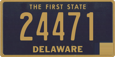 DE license plate 24471