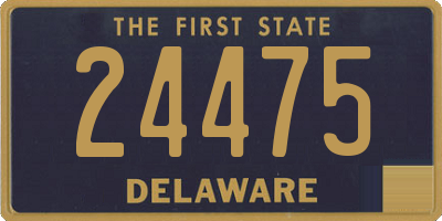 DE license plate 24475