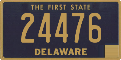 DE license plate 24476