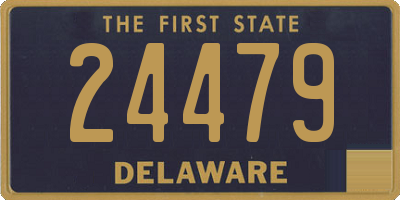 DE license plate 24479