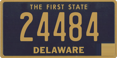 DE license plate 24484