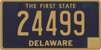 DE license plate 24499