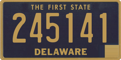 DE license plate 245141
