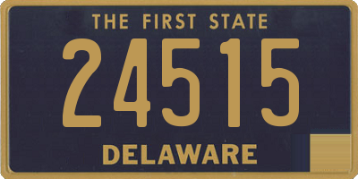 DE license plate 24515