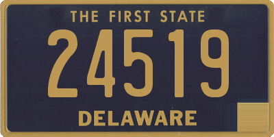 DE license plate 24519